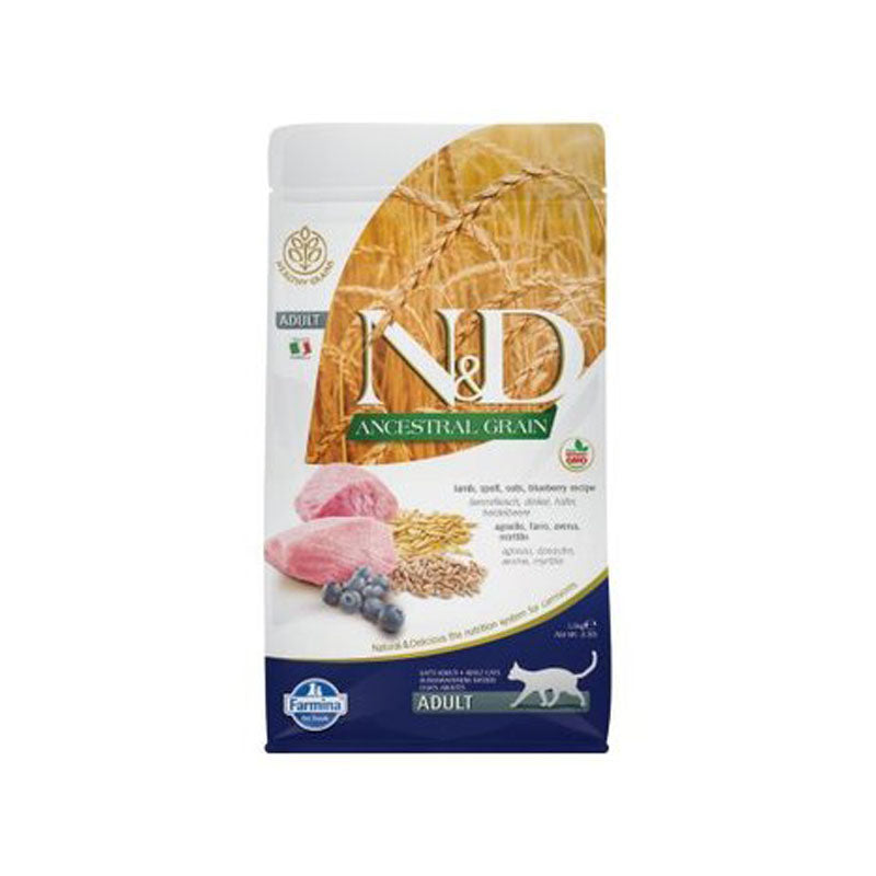 ND ANCESTRAL CAT AGNELLO E MIRTILLO 1.5 KG
