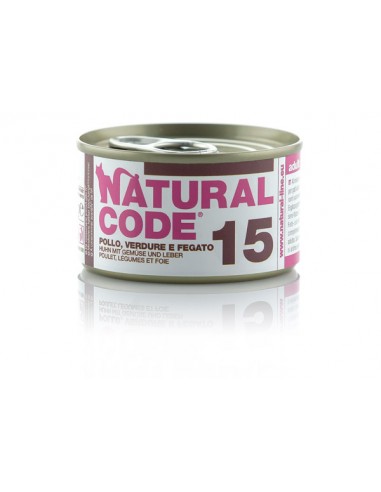 Natural Code - N.15 - Pollo, Verdure e Fegato - 85gr