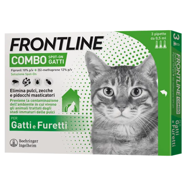 Frontline - Combo Spot On Gatto - 3 pipette