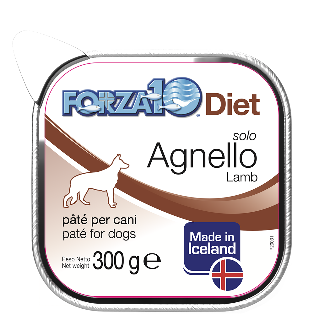 Forza10 Diet Cane - Solo Diet Agnello - Paté per cani - 300gr