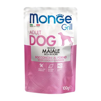 MONGE GRILL DOG BUSTE MAIALE 100gr
