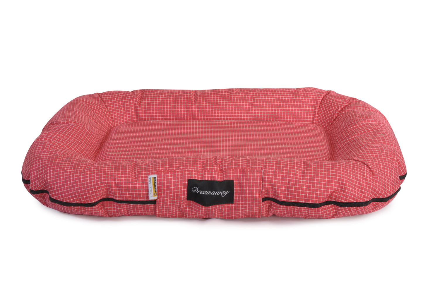 Cuscino Fabotex - Dreamaway Boston Mattress Quadro rosso - L - 80x60x14h cm