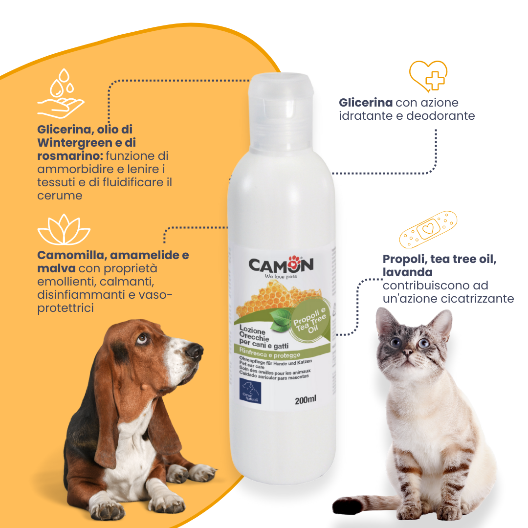 Camon Natural - Lozione orecchie - 200ml