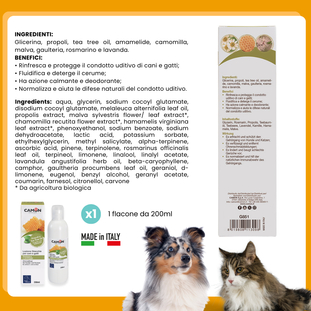 Camon Natural - Lozione orecchie - 200ml