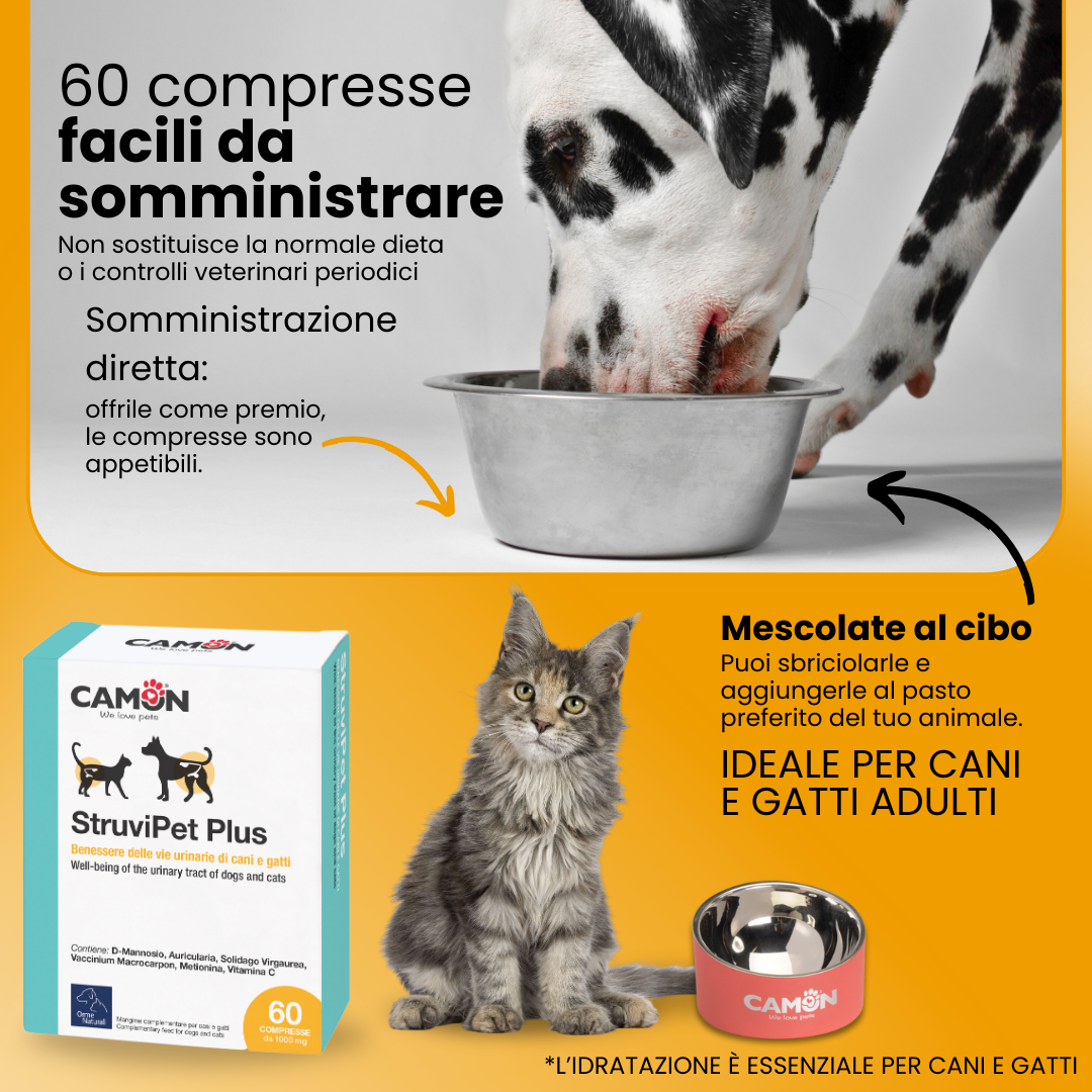 Camon Natural - Struvipet Plus - 60 compresse