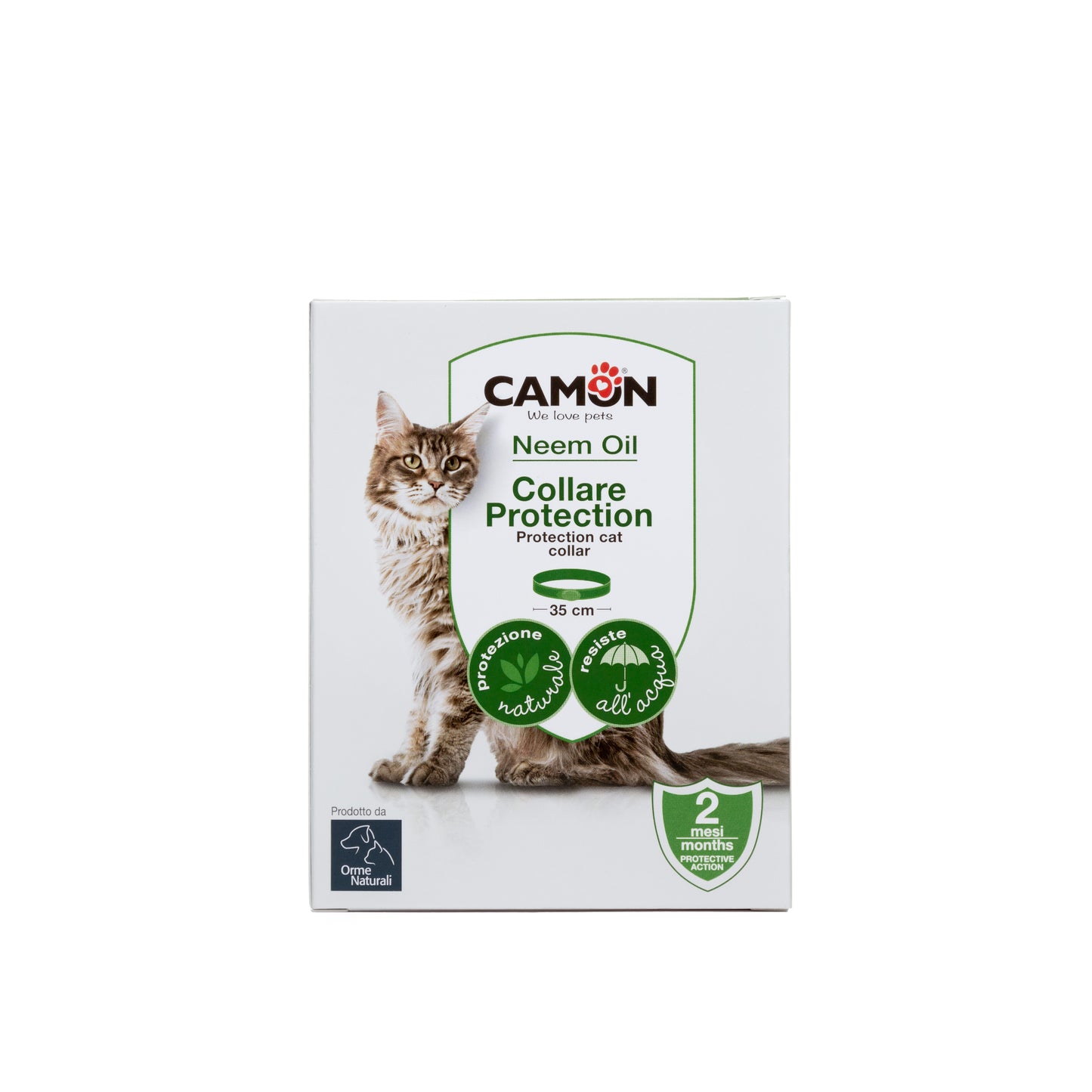 Camon Protection - Orme Naturali - Collare Barriera per gatti - 35cm