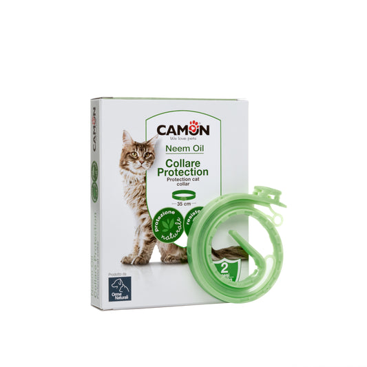 Camon Protection - Orme Naturali - Collare Barriera per gatti - 35cm