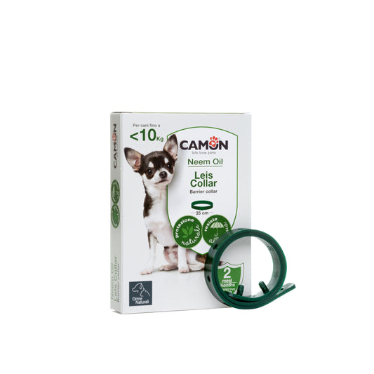 Camon - Orme Naturali - Collare Leis per cani - 35cm - Fino a 10kg