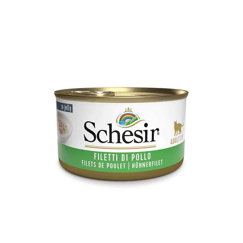 Schesir - In Jelly Gatto Adulto - Filetti di Pollo in gelatina - 85gr