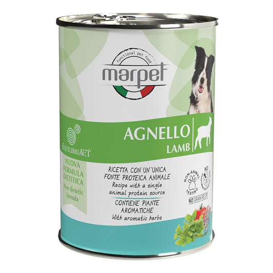 Marpet AEquilibriavet - Cibo umido per cani adulti - Agnello 400gr