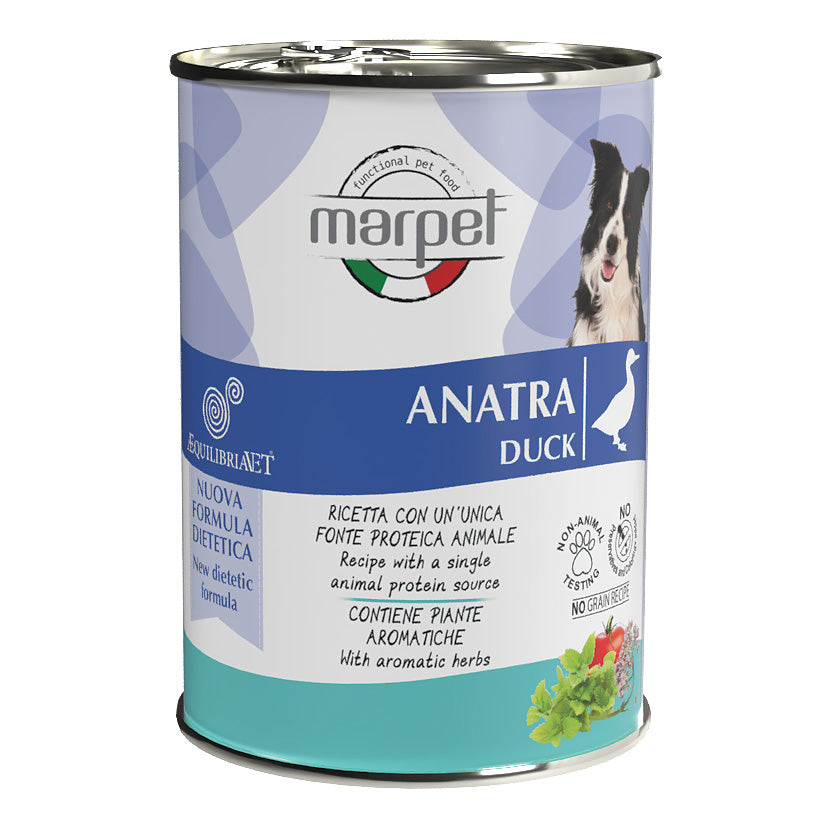 Marpet AEquilibriavet - Cibo umido per cani adulti - Anatra 400gr