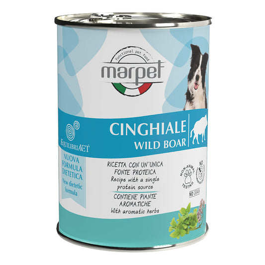 Marpet AEquilibriavet - Cibo umido per cani adulti - Cinghiale 400gr