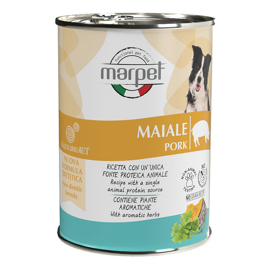 Marpet AEquilibriavet - Cibo umido per cani adulti - Maiale 400gr