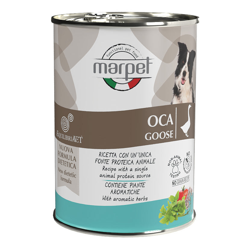 Marpet AEquilibriavet - Cibo umido per cani adulti - Oca 400gr