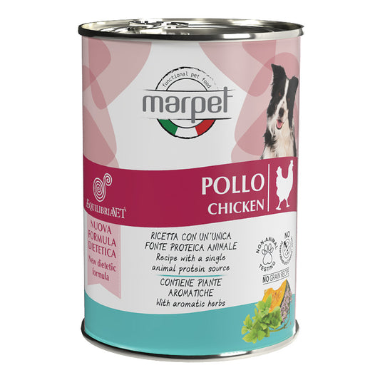 Marpet AEquilibriavet - Cibo umido per cani adulti - Pollo 400gr