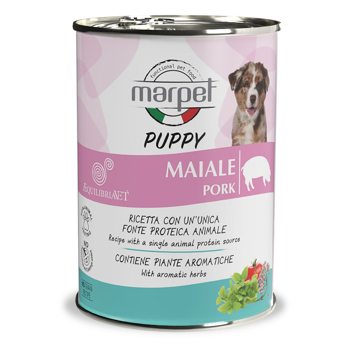 Marpet AEquilibriavet - Cibo umido per cani Puppy - Maiale 400gr