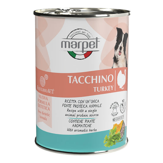 Marpet AEquilibriavet - Cibo umido per cani adulti - Tacchino 400gr