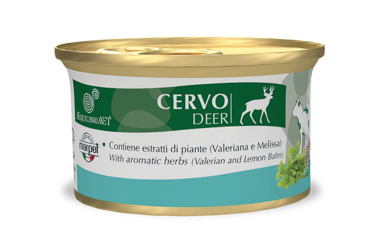 Marpet AEquilibriavet - Cibo umido per gatti adulti - Cervo 85g