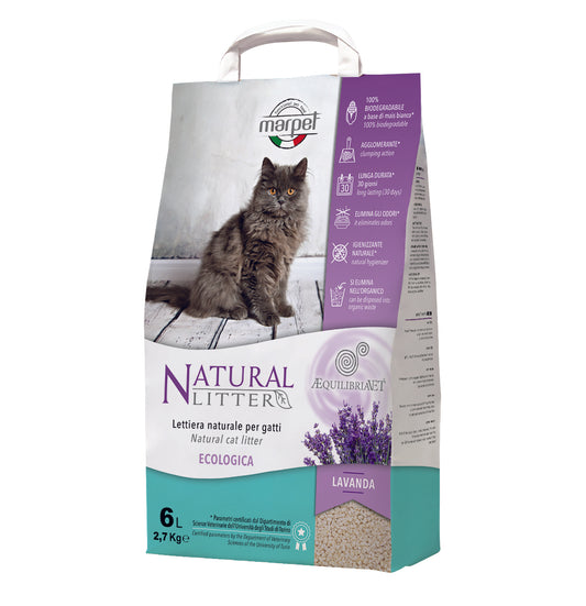 Marpet AEquilibriavet - Lettiera naturale per gatti - Lavanda 6lt
