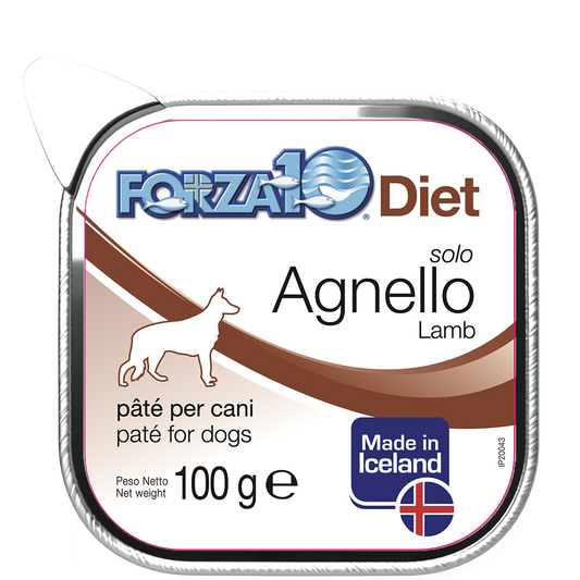 Forza10 Diet Cane - Solo Diet Agnello - Paté per cani - 100gr
