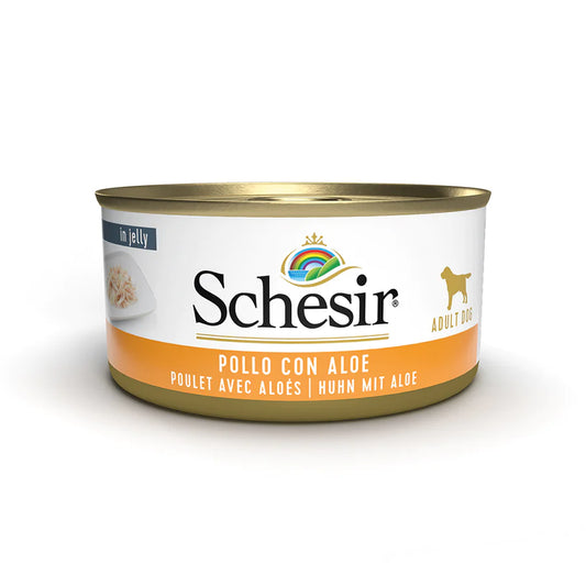 Schesir - In Jelly Cane Adulto - Filetti di Pollo con Aloe in gelatina - 150gr