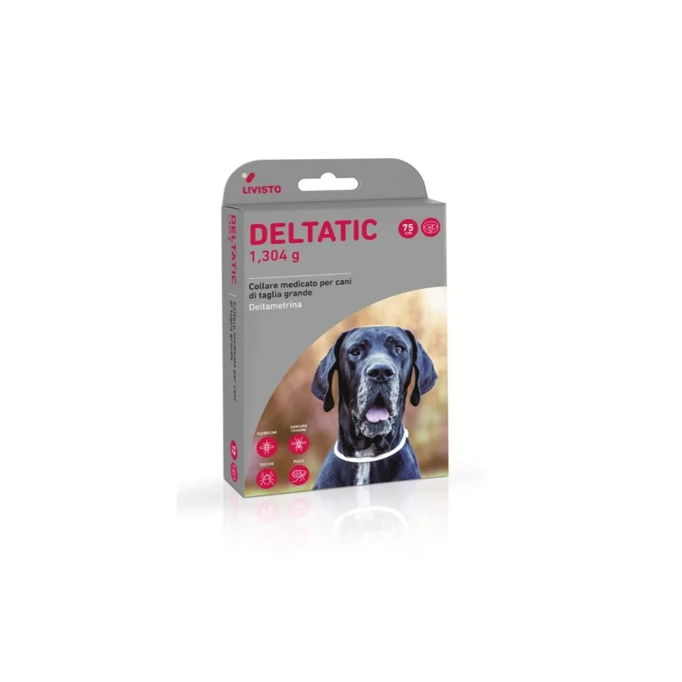 Deltatic - Collare Antiparassitario Maxi - 75cm - Confezione da 2pz