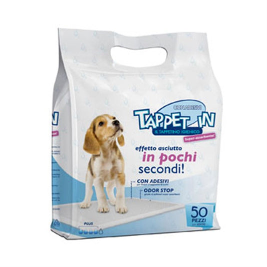 DIGMA Tappet in - Tappetini igienici Super Assorbenti con Adesivo - Misura 60x90 cm - Pacco da 50 Pz