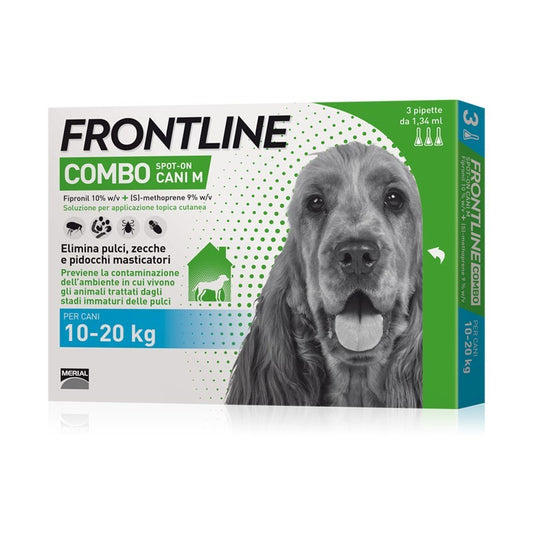 Frontline - Combo Spot On Cane - 10-20kg - 3 pipette