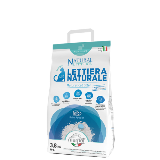 Marpet AEquilibriavet - Lettiera naturale per gatti - Talco 10lt