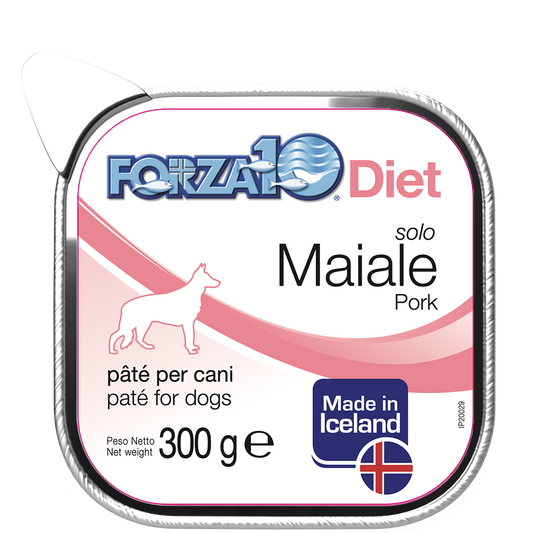 Forza10 Diet Cane - Solo Diet Maiale - Paté per cani - 300gr