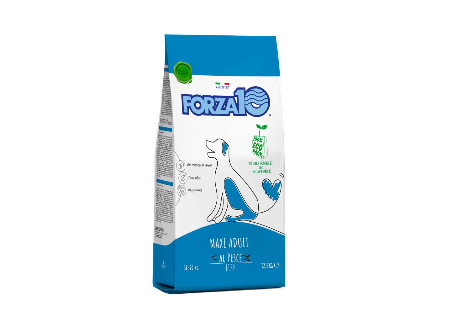 Forza10 Maintenance Cane - Maxi Adult Maintenance, gusto Pesce - 12,5kg