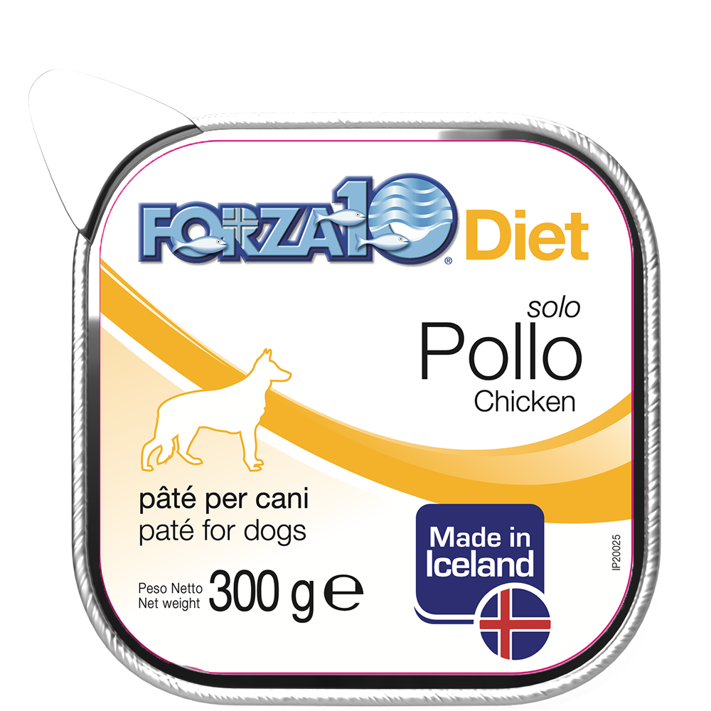 Forza10 Diet Cane - Solo Diet Pollo - Paté per cani - 300gr