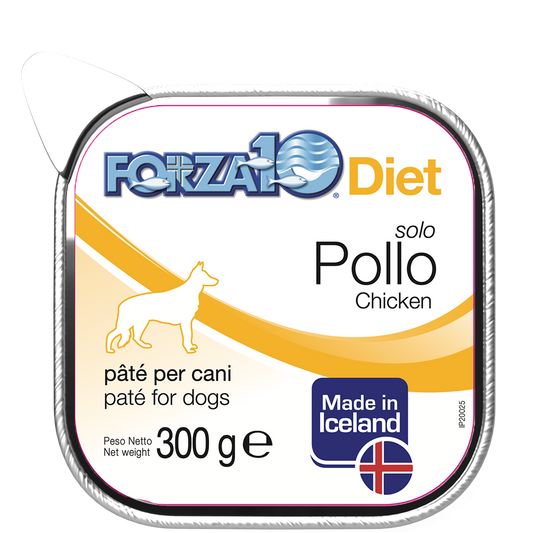 Forza10 Diet Cane - Solo Diet Pollo - Paté per cani - 300gr