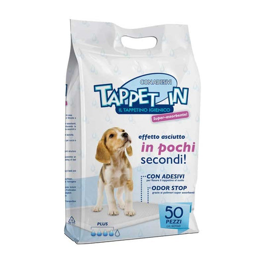 DIGMA Tappet in - Tappetini igienici Super Assorbenti con Adesivo - Misura 60x60 cm - Pacco da 50 Pz