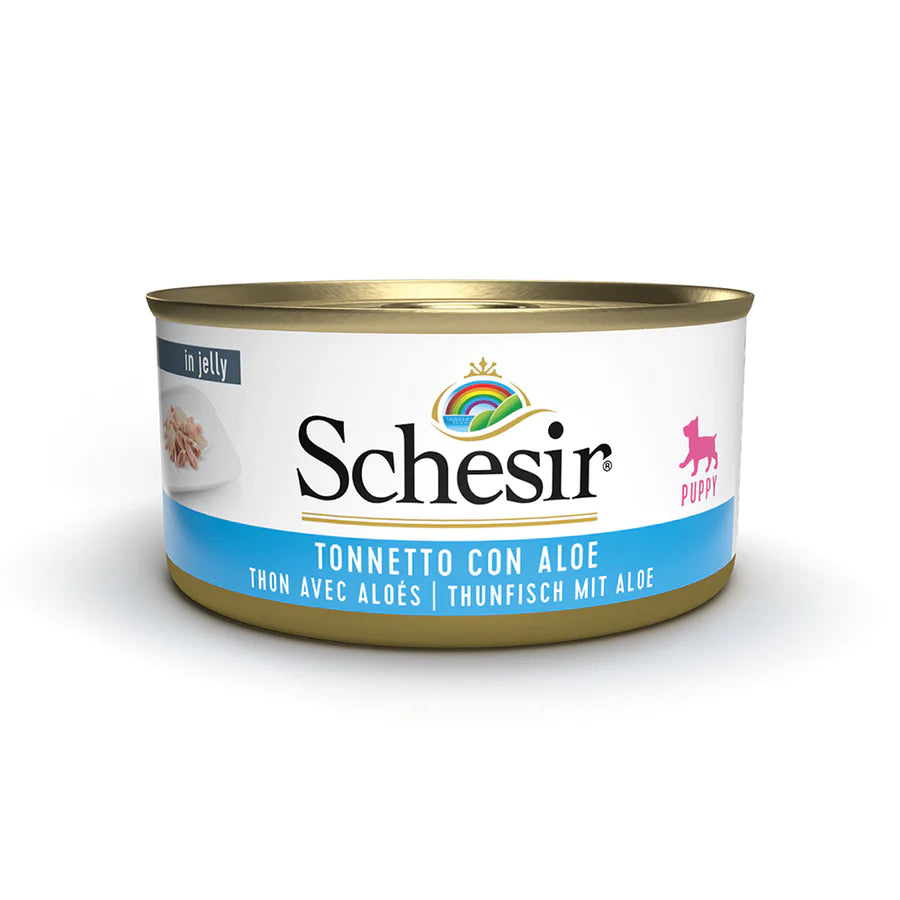 Schesir - In Jelly Cane Puppy - Tonnetto con Aloe in gelatina - 150gr