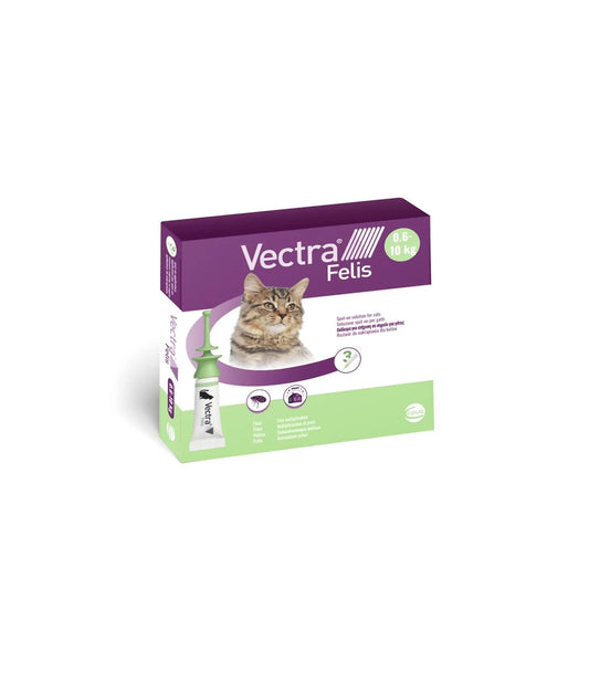 Vectra Felis Spot-On - Antiparassitario per Gatti oltre 0,6 kg - Unica soluzione