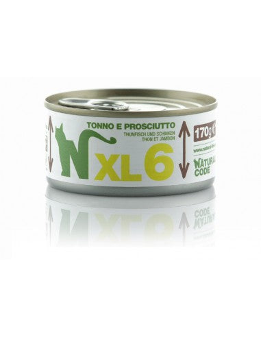 Natural Code XL6 - Tonno e Prosciutto - 170gr