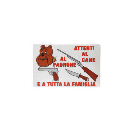Targa Humor.cane,padr,fam -
