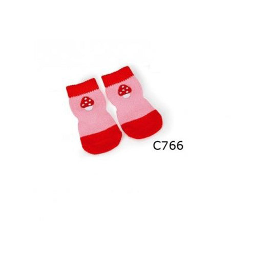 CALZE PET-Rosa c/Fungo   -Tg.XL