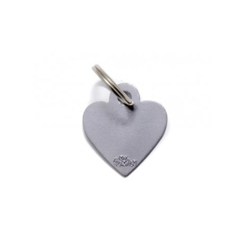 MED.CUORE ALLUM.GRANDE GRIGIO