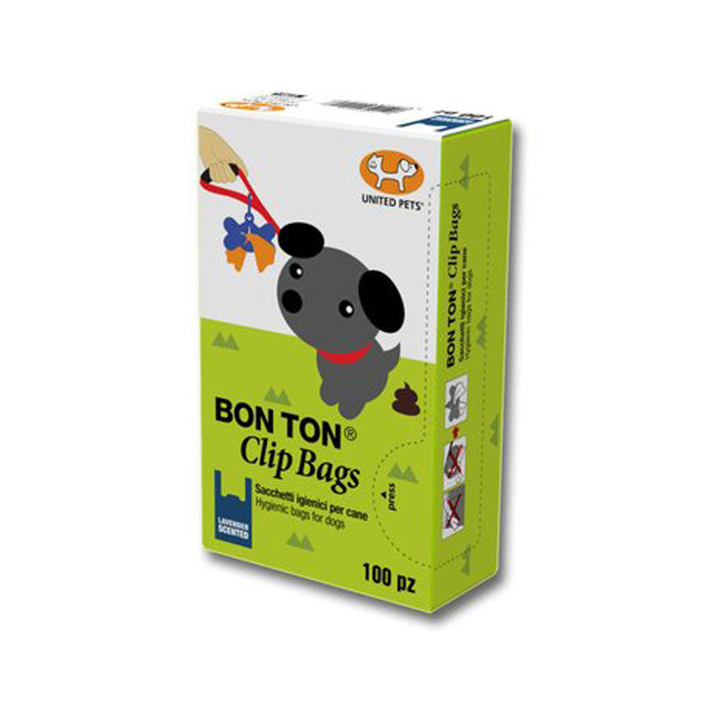 Bon Ton Clip Bags - Sacchetti igienici per cani - 100pz